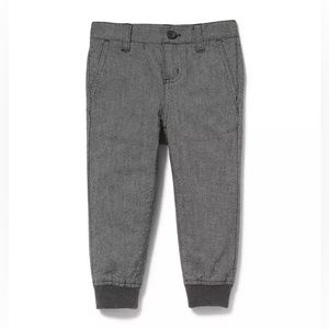 Janie and Jack Twill Jogger Pants